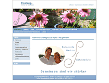 Tablet Screenshot of institut-einklang.com